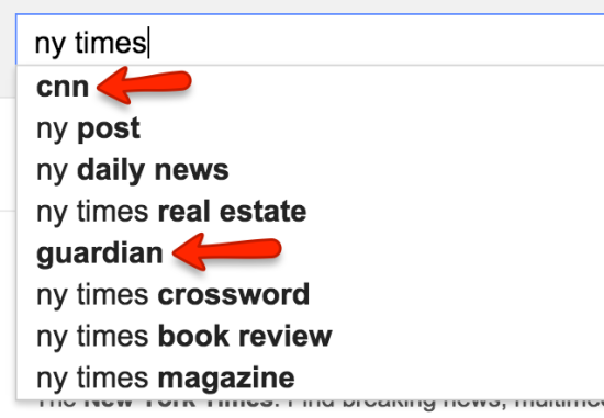 ny times search suggest