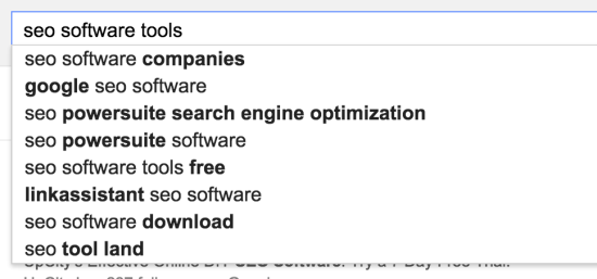 seo software tools autocomplete 