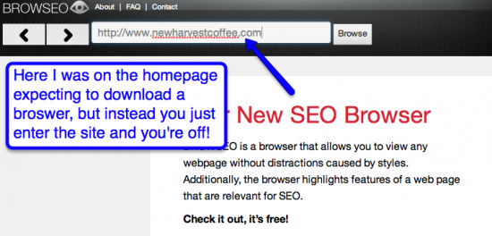 browseo-homepage-screenshot